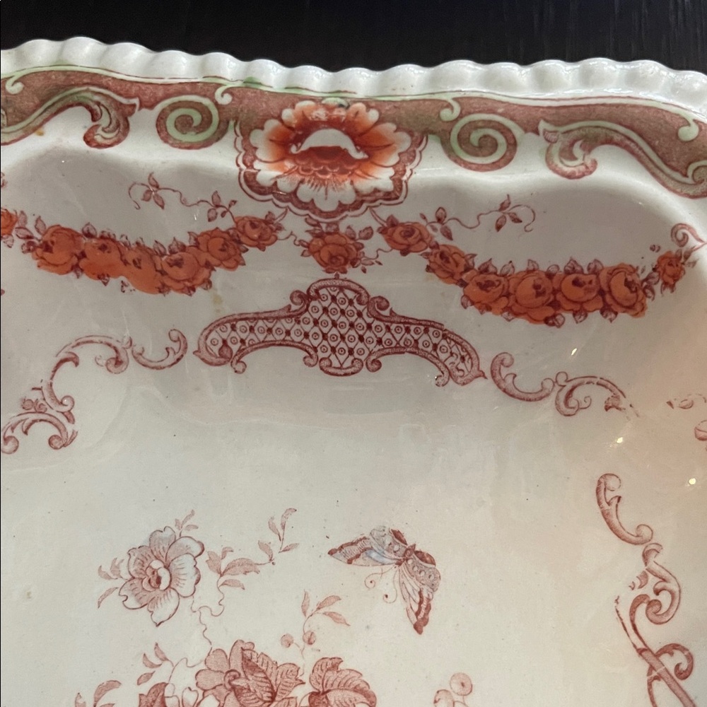 Antique Lancaster Transferware 10.5” dish - Picture 4 of 11